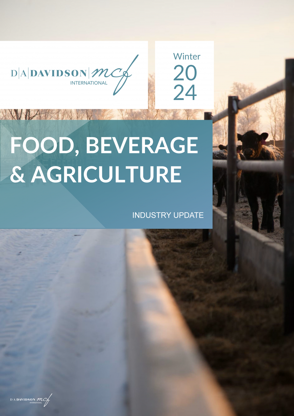 Image of Food and Beverage M&A Report Cover