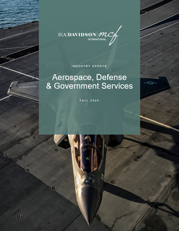Aerospace, Defense & Government Services | Industry Update Fall 25